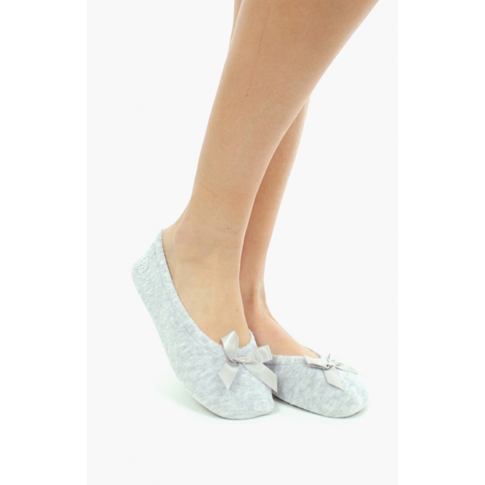 Accessoires Chaussures Pantoufles Isotoner - Pantoufles grises avec ajustement souple