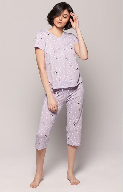 Pyjama à pantalon capri - KIRLYA