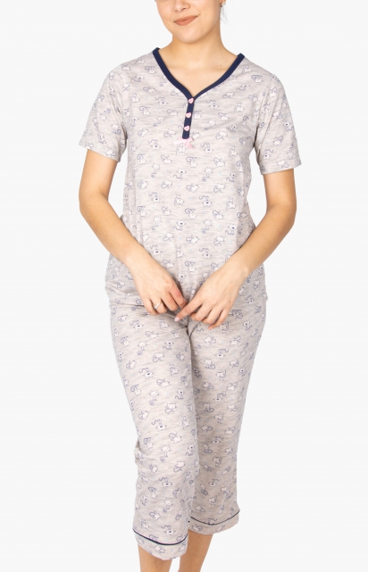 Pyjama à pantalon capri - KITTY KAT