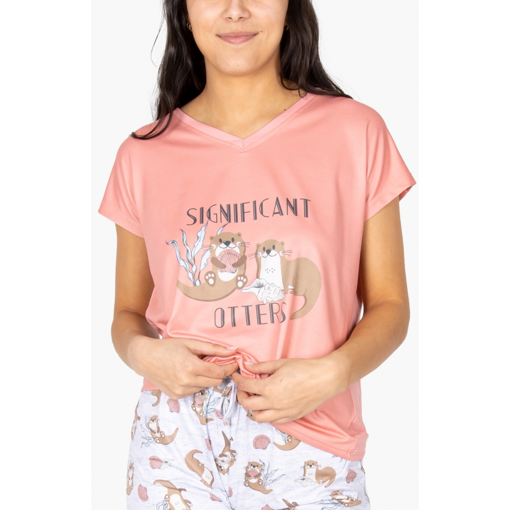 T-shirt de pyjama - SIGNIFICANT OTTERS
