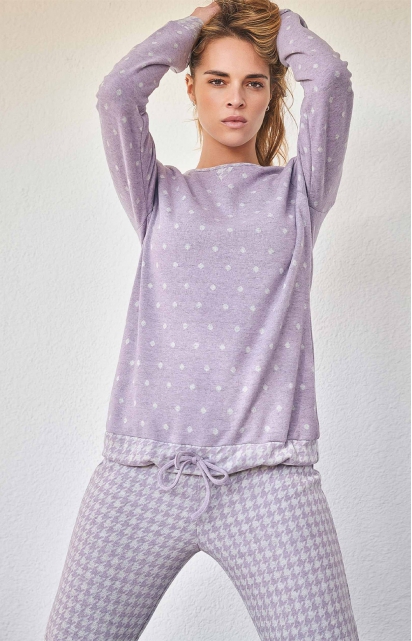 Pyjama à pantalon long - THE HOUNDSTOOTH
