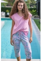 Pyjama à pantalon Capri - SUMMER VIBE