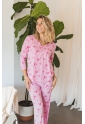 Pyjama - FEUILLES ROSES